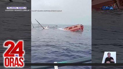 Bangkang pangisda, lumubog; kapitan at 15 iba pang sakay, nawawala | 24 Oras
