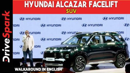 下载视频: 2024 Hyundai Alcazar Facelift SUV Walkaround Video | Features | Powertrain | Promeet Ghosh