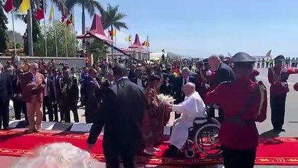 Francisco llegó a Timor Oriental, de mayoría católica y con el escándalo de abusos de Belo