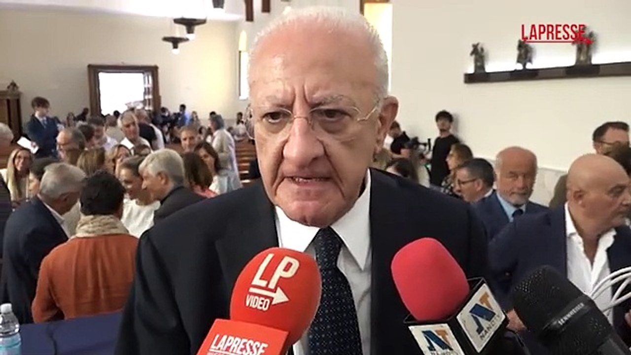 De Luca: «Importante votare Fitto, per il Sud difendere le politiche di coesione»