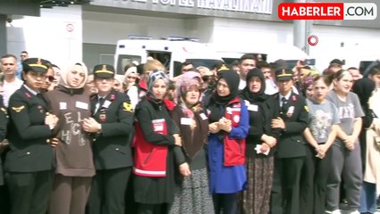 Şehidin eşi: "Ben söz verdim ağlamayacağım"