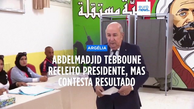 Vencedor das presidenciais argelinas duvida dos resultados anunciados pela autoridade eleitoral