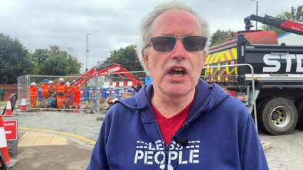 Graham Taylor explains the sinkholes in Swanscombe