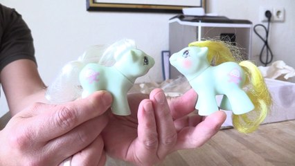 MY LITTLE PONY-UNBOXING PONY POST NEWBORN TWINS JANGLES AND TANGLES