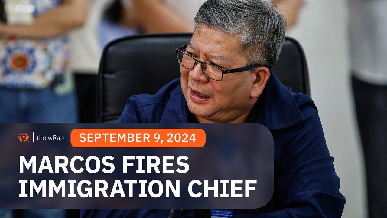 Marcos fires immigration chief