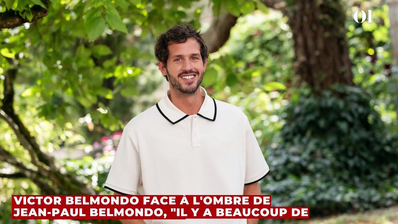 Victor Belmondo face à l'ombre de Jean-Paul Belmondo, "il y a beaucoup de choses que je lui envie"