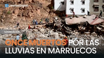 Las fuertes lluvias en Marruecos dejan once muertos