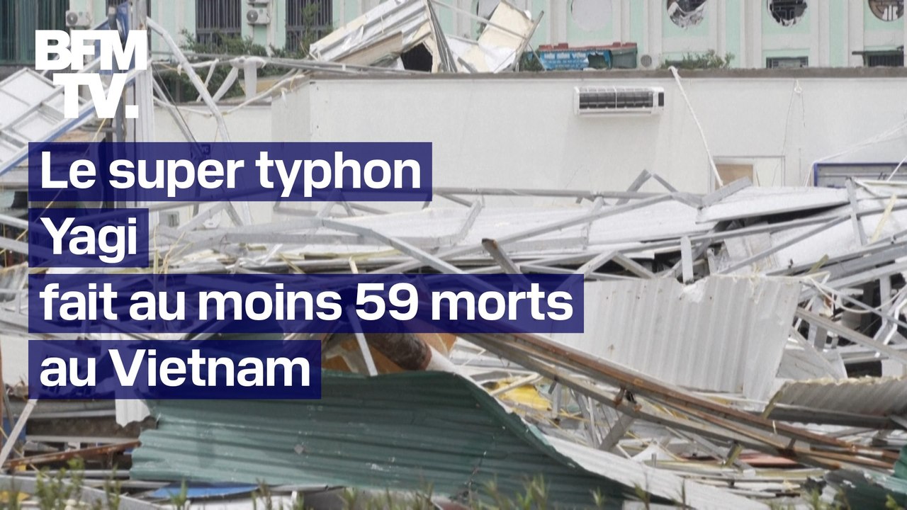 Au moins 59 morts au Vietnam après le passage du super typhon Yagi