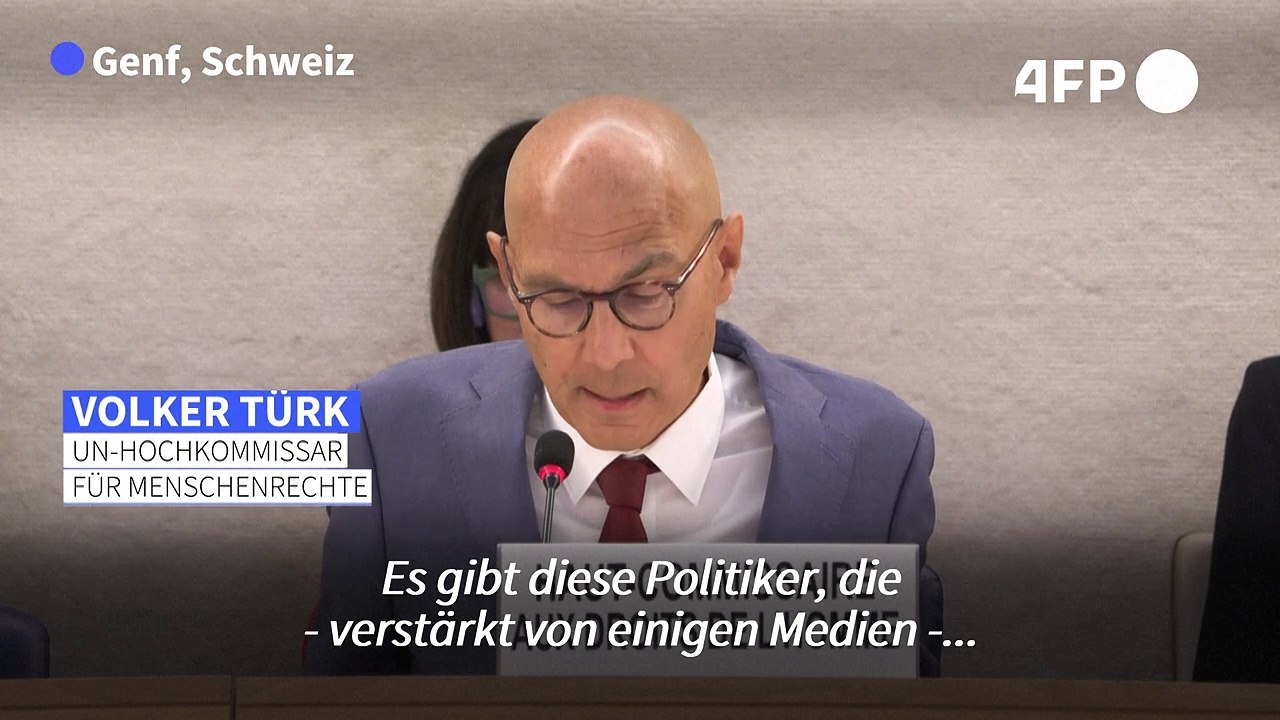 Un-menschenrechtskommissar warnt vor "dystopischer zukunft"
