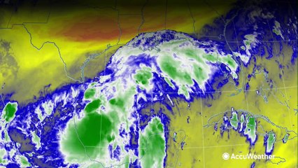 Tropical rainstorm set to intensify in the Gulf