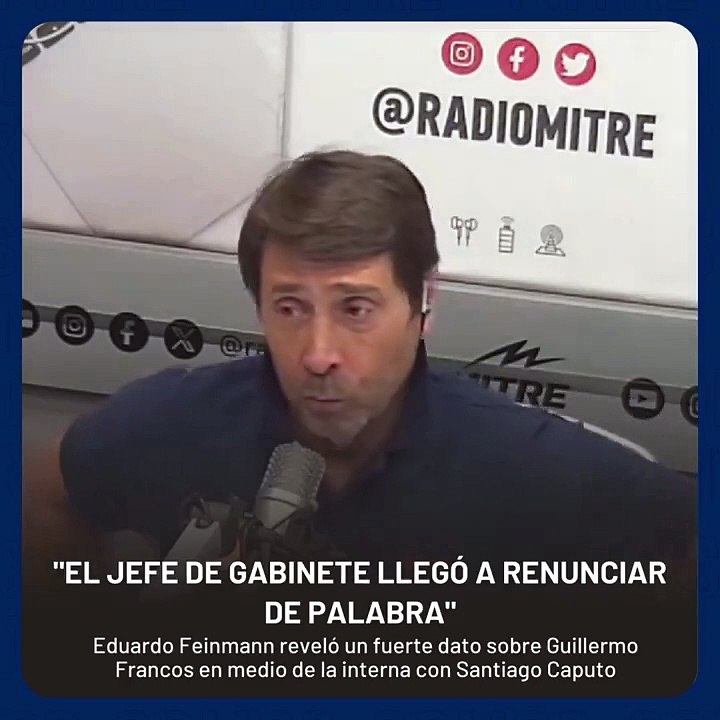 Eduardo Feinmann contó la verdad sobre el origen del estado de salud de Guillermo Francos