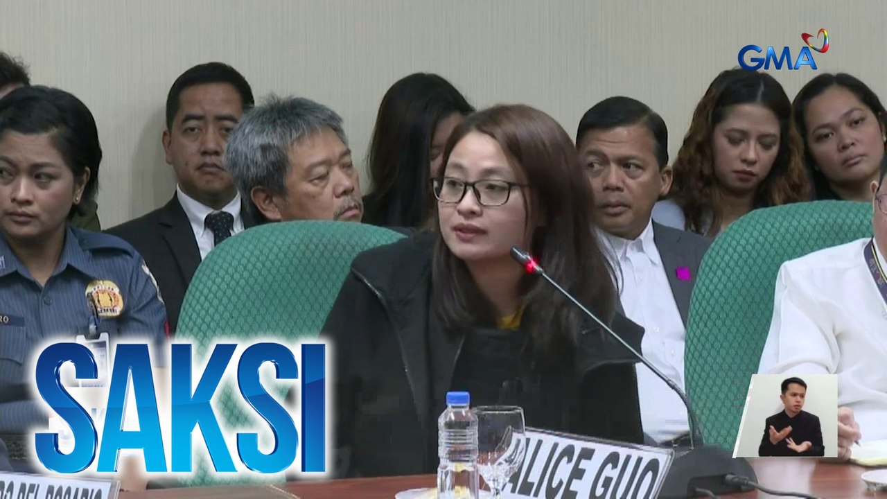 Alice Guo, ibinigay sa Senado ang pangalan ng tumulong sa kanila na makatakas ng bansa | Saksi