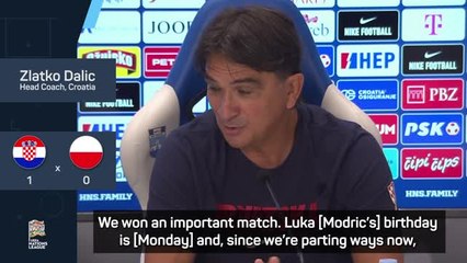 Modric played like a 25-year-old against Poland - Dalic