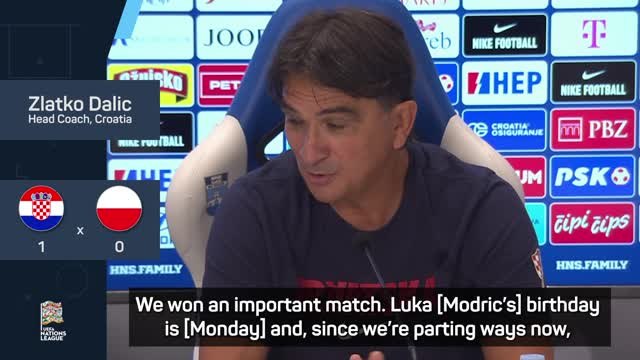 Modric played like a 25-year-old against Poland - Dalic