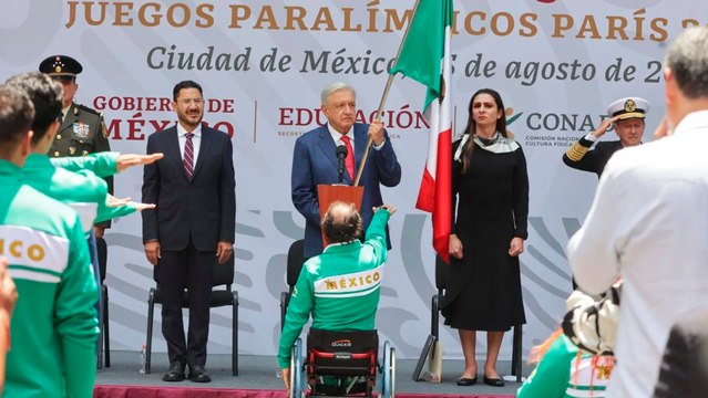 AMLO manda felicitaciones desde la 'Mañanera' a los atletas Paralímpicos por las 17 medallas para México