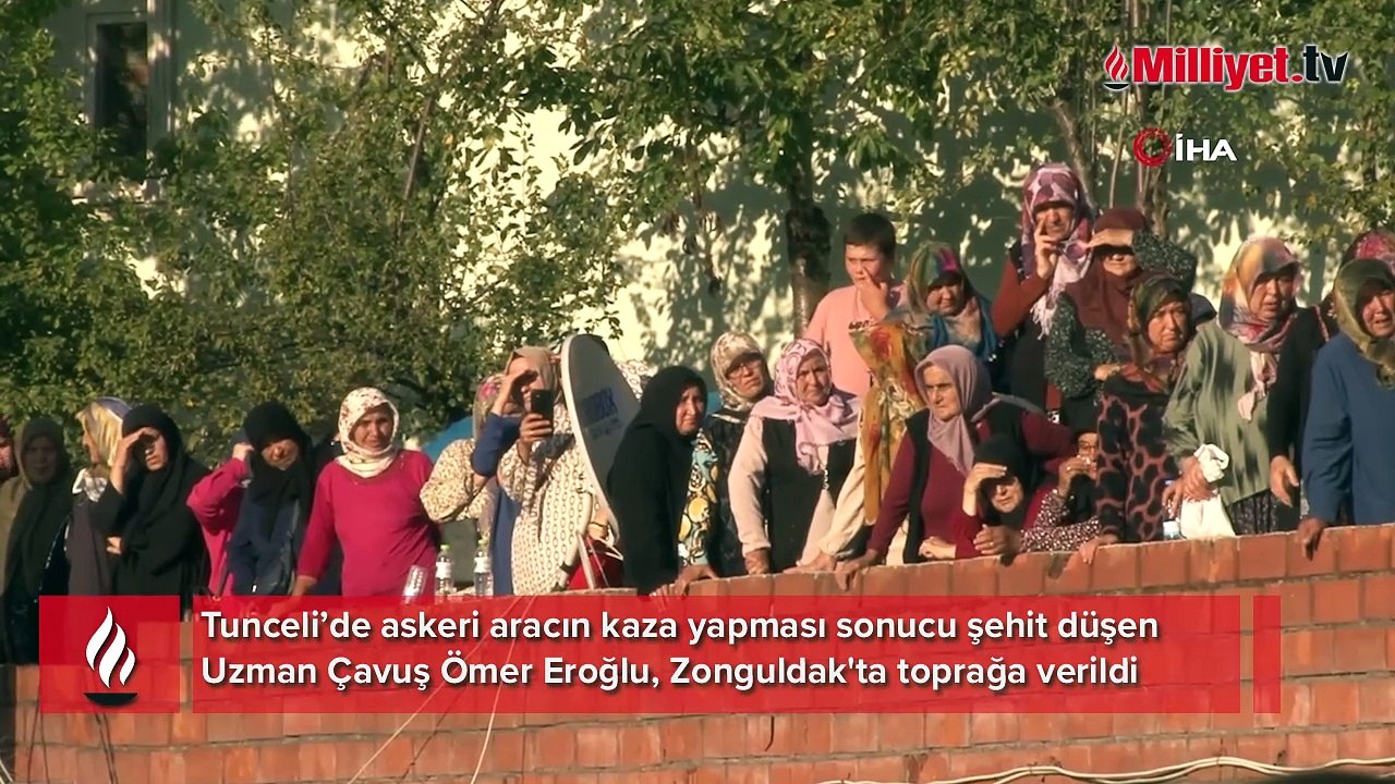 Şehit Uzman Çavuş Ömer Eroğlu son yolculuğuna uğurlandı