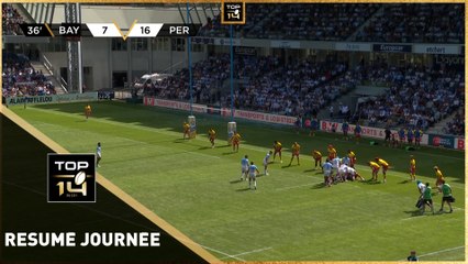 TOP 14 - Résumé de journée de la J01 - Saison 2024-2025