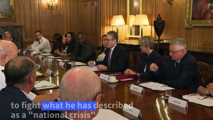 UK Prime Minister launches anti-knife crime coalition