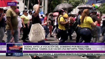 Panameños critican crisis económica provocadas por el presidente Mulino