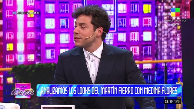 FABIÁN MEDINA FLORES se pone AL DENTE y analiza los MEJORES LOOKS del Martín Fierro