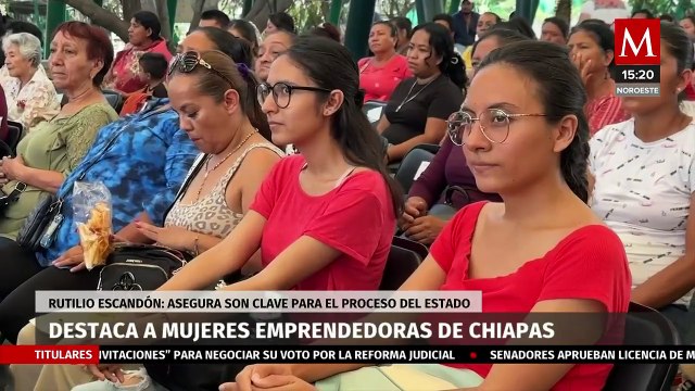Rutilio Escandón destaca a mujeres emprendedoras de Chiapas