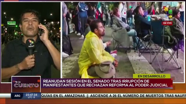 En México se reanudó sesión para la discusión de la Reforma Judicial