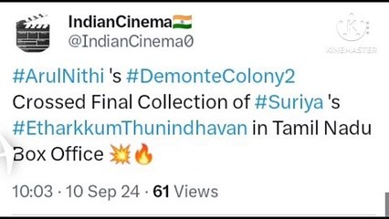 INDIAN BOX-OFFICE UPDATES 10/9/24