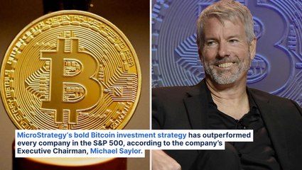 MicroStrategy's Bitcoin Strategy Has Outperformed Every S&P 500 Company And Even Nvidia Since 2020, Says Michael Saylor