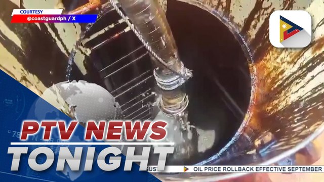 PCG says oil siphoning operation for capsized motor tanker to end Tuesday