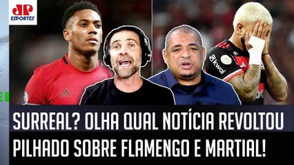 "QUÊ??? A INFORMAÇÃO é que o Martial quer R$ 2 MILHÕES por mês no Flamengo, 4 ANOS de CONTRATO e..."