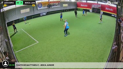 Faute de Matthieu C - BOCA JUNIOR