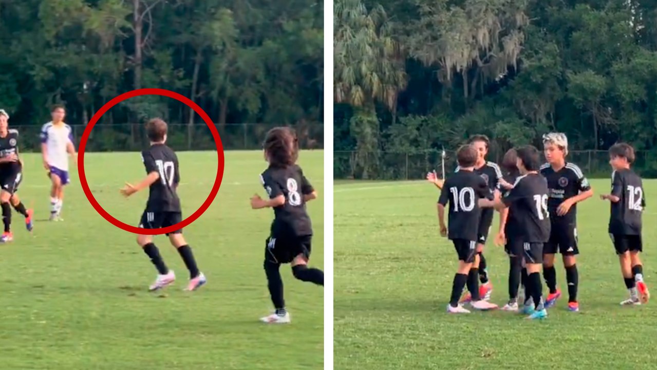 Hijo de Messi heredada los mejores genes de su padre, y así fue su golazo con las reservas del Inter Miami