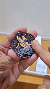 Famous Action Super hero Anime Character METAL 3D ROTATING Keychain