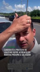 Candidato a prefeito de Juazeiro sofre acidente em rodovia próximo a Salvador