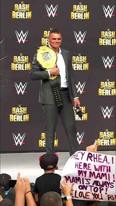 Can you tell Gunther is home_  #WWEBash