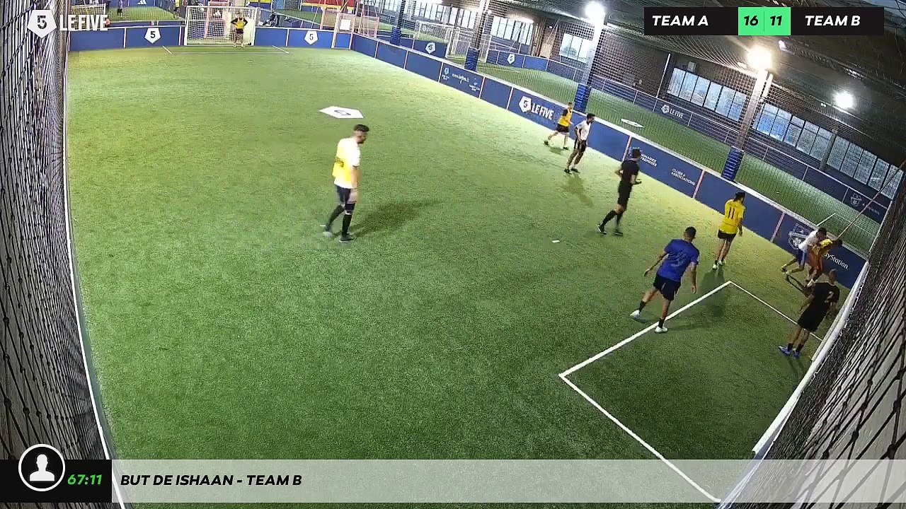 But de Ishaan - Team B