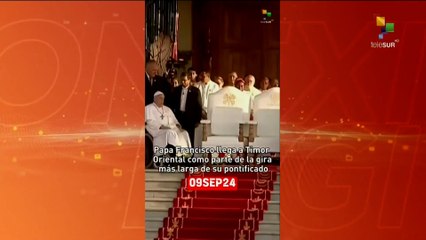 Conexión Digital Meridiana 09-09 Papa Francisco llega a Timor Oriental