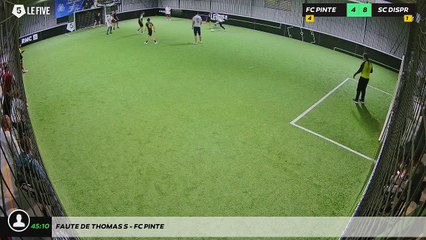 Faute de Thomas S - FC PINTE
