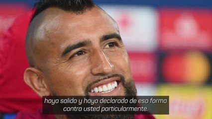 La respuesta de Gareca a las críticas de Arturo Vidal: "Son opiniones, no voy a polemizar"