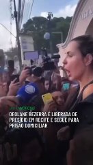 Tải video: Deolane Bezerra é liberada de presídio em Recife e segue para prisão domiciliar