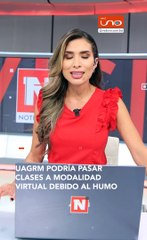 La universidad está evaluando la posibilidad de suspender las clases presenciales debido al aumento del humo.