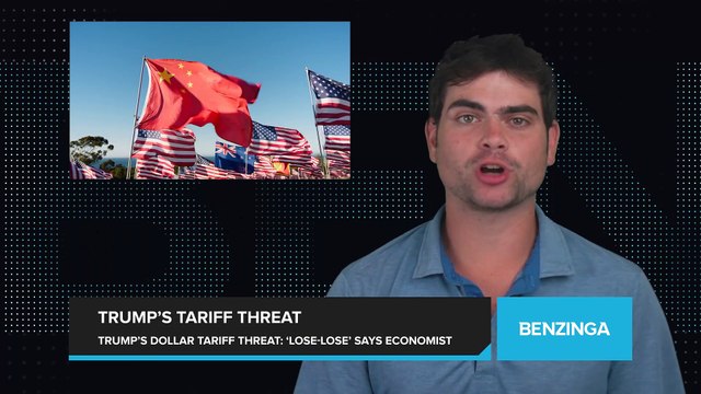 Trump Threatens 100% Tariff on Countries Dropping the Dollar. Here's Why One Economist Says That's a 'Lose-Lose' Scenario