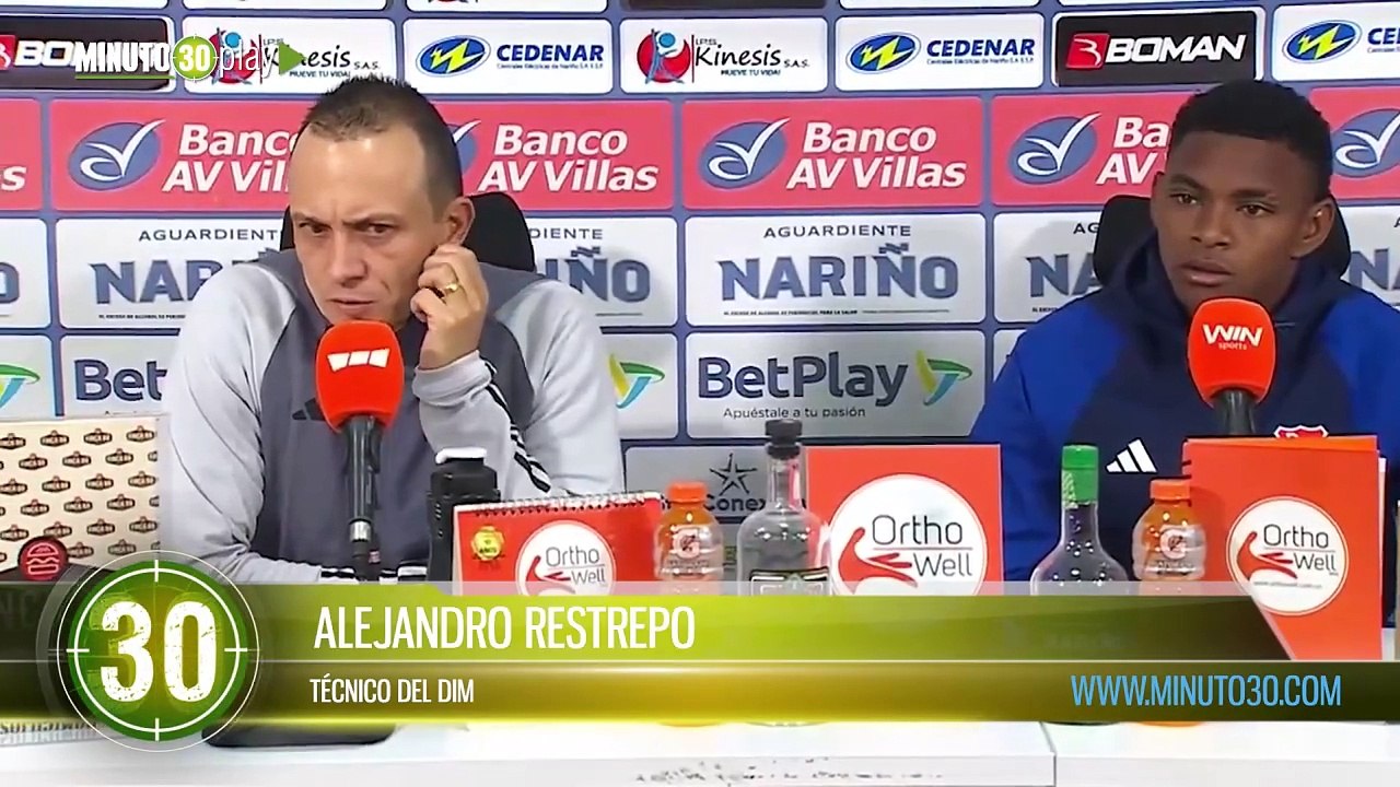 Por qué perdió el DIM el técnico Alejandro Restrepo explica