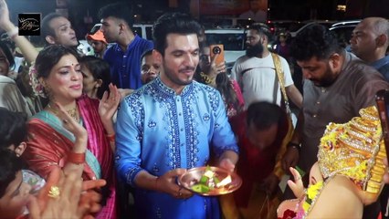 Arjun Bijlani & Family Ne Dhoom Dhaam Se Ki Bappa Ki Bidaai | Ganesh Chaturthi 2024