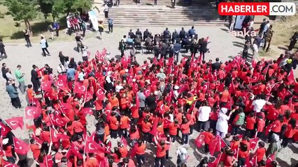 Erzurum'da öğrencilere tarihi ders