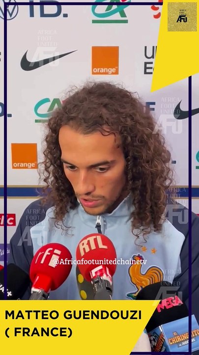 Ligue des Nations Ligue A  #France  #Belgique  : Réaction du milieu de terrain de la Lazio de Rome, Matteo Guendouzi qui parle d’une réaction positive de ses coéquipiers !