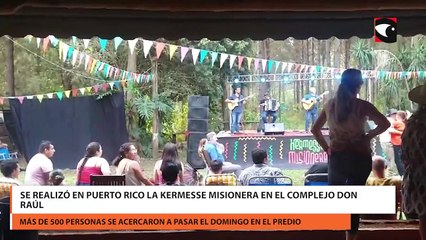 Se realizó en Puerto Rico la Kermesse Misionera en el complejo Don Raúl