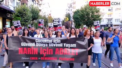 Eskişehir'de Narin Güran'ın öldürülmesi protesto edildi