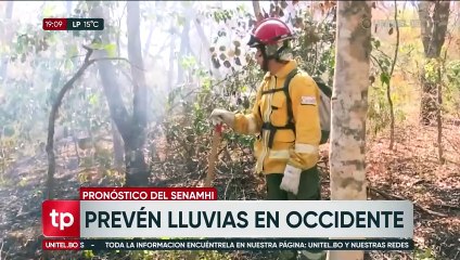Densidad de lluvias serán insuficientes contra los incendios en la Chiquitania, dice el Senamhi 