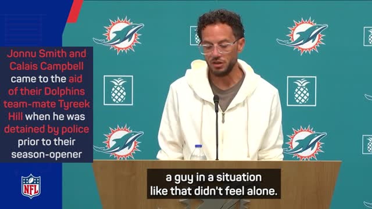 McDaniels proud of Dolphins team-mates who tried to help Tyreek Hill